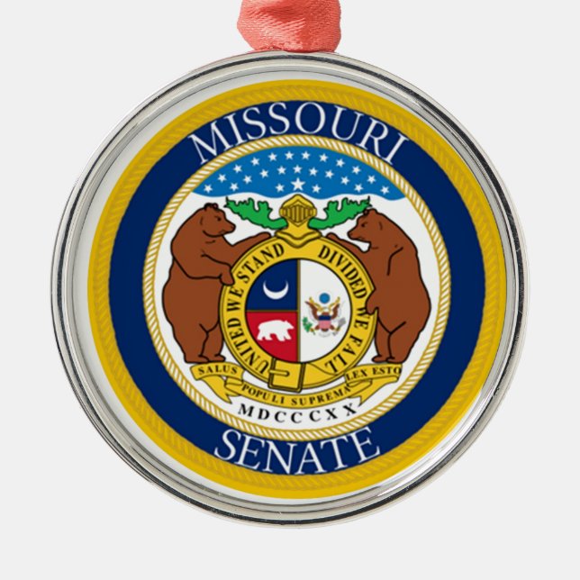 MISSOURI SENATE METAL ORNAMENT (Front)