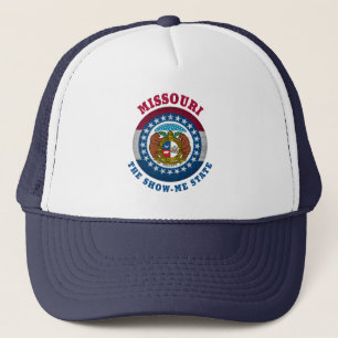 MISSOURI SHOW-ME STATE FLAG TRUCKER HAT