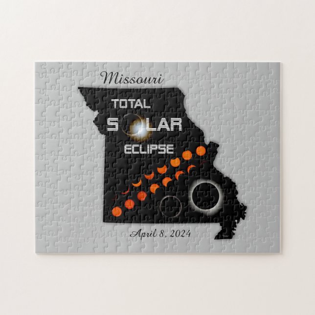 Missouri Solar Eclipse Jigsaw Puzzle (Horizontal)