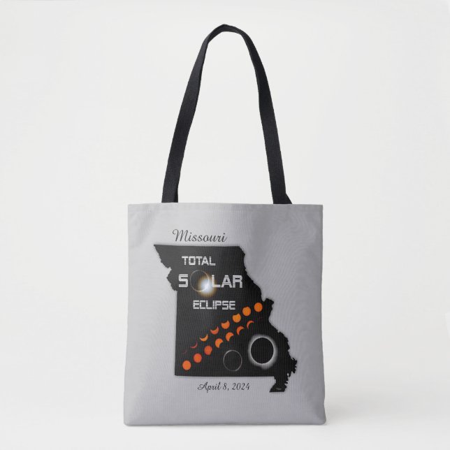 Missouri Solar Eclipse Tote Bag (Front)