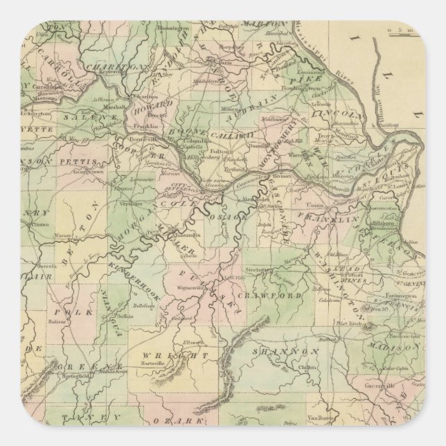 Missouri Square Sticker (Front)