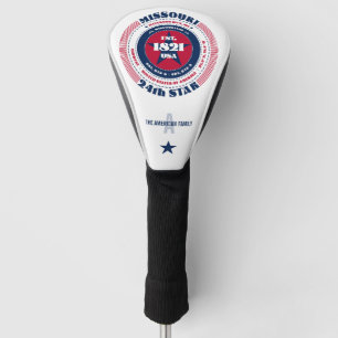 Missouri State Circle Custom Golf Head Cover