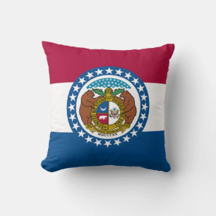 Missouri State Flag Cushion