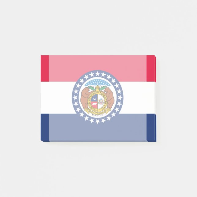 Missouri State Flag Design Post-it Notes (Front)