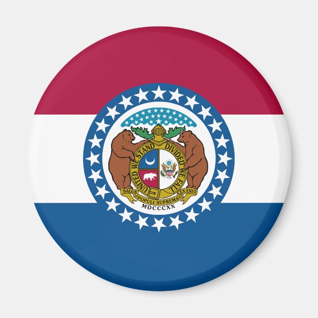 Missouri State Flag Magnet (Front)