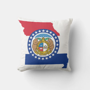 Missouri State Flag Outdoor Cushion