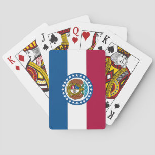 Missouri State Flag Playing Cards