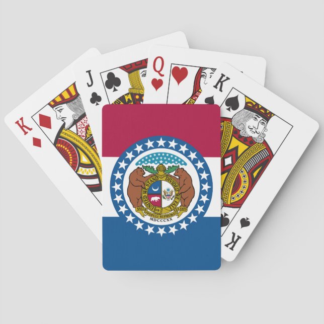 Missouri State Flag Playing Cards (Back)