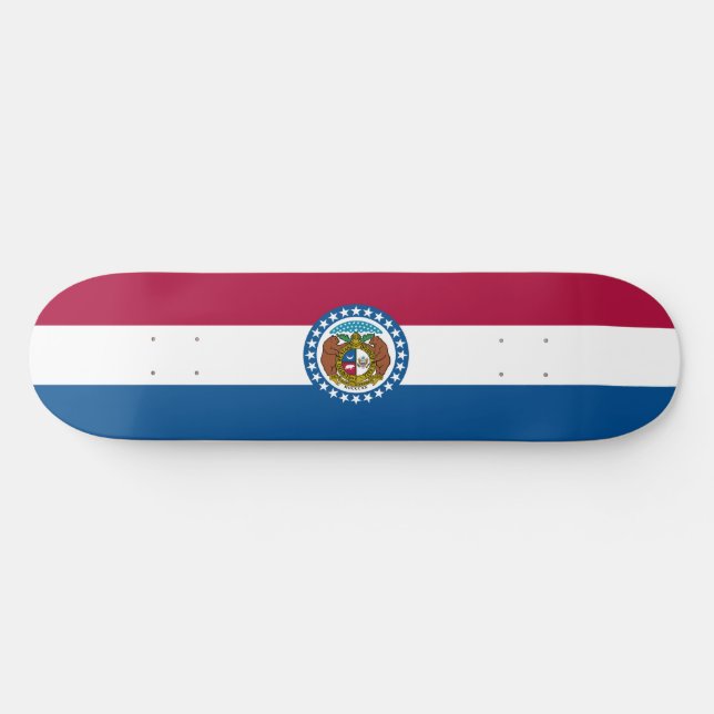 Missouri State Flag Skateboard (Horz)