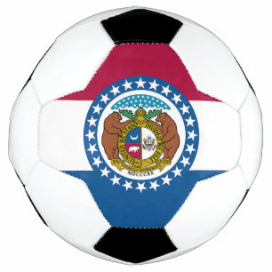 Missouri State Flag Soccer Ball