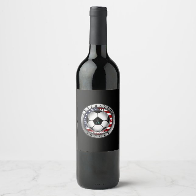 Missouri State Generation X American Soccer Wine Label (Front)