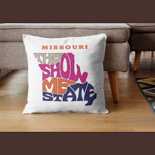 Missouri State Nickname Word Art Cushion
