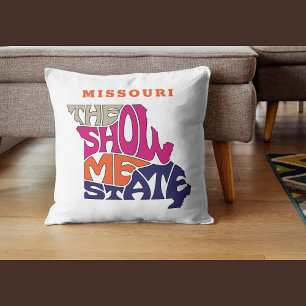 Missouri State Nickname Word Art Cushion