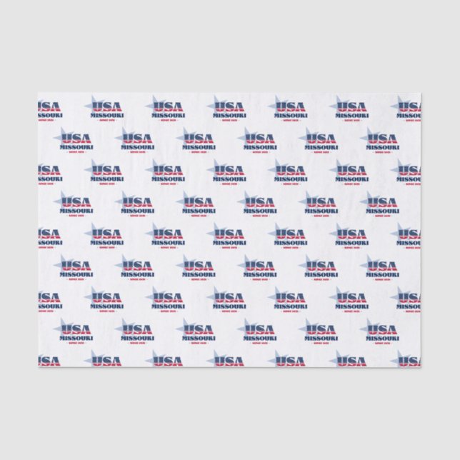 Missouri State Pride Tissue Paper (Front)