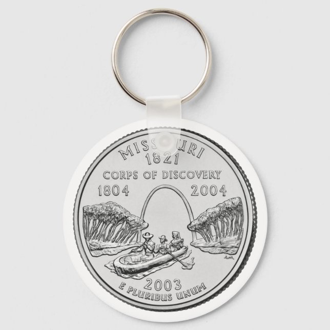 Missouri State Quarter Key Ring (Front)