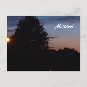 Missouri Sunset Postcard