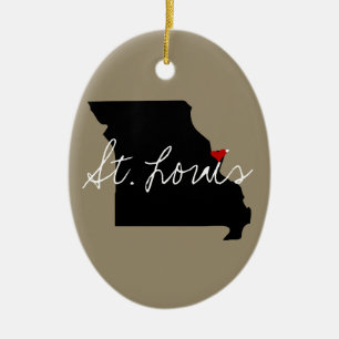 Missouri Town Ceramic Ornament