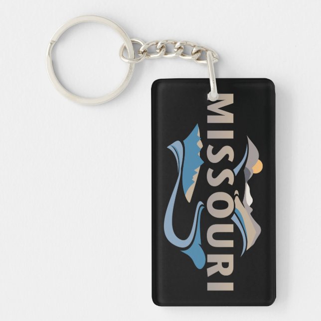 Missouri United States of America Key Ring (Front)