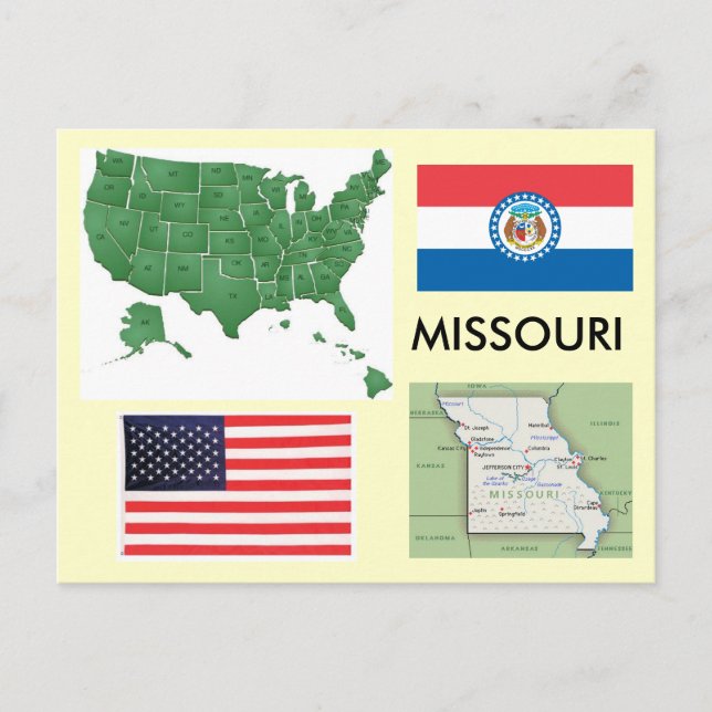 Missouri, USA Postcard (Front)