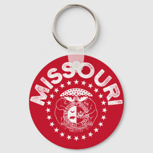 Missouri Vintage Key Ring