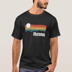Missouri Vintage Sunset 80s Retro Summer State USA T-Shirt