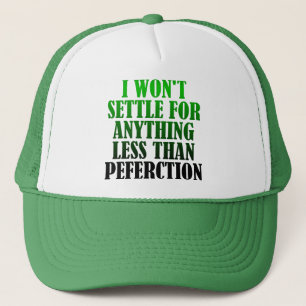 Misspelled Perfection Funny Ball Cap Hat
