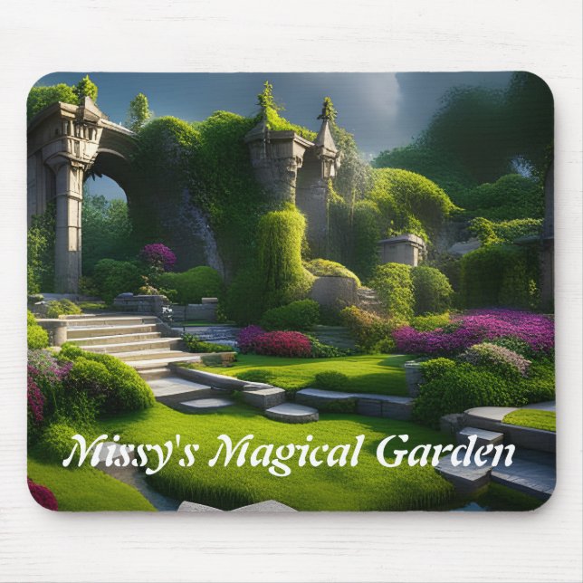 Missy's Magical Garden Mouse Pad (Front)