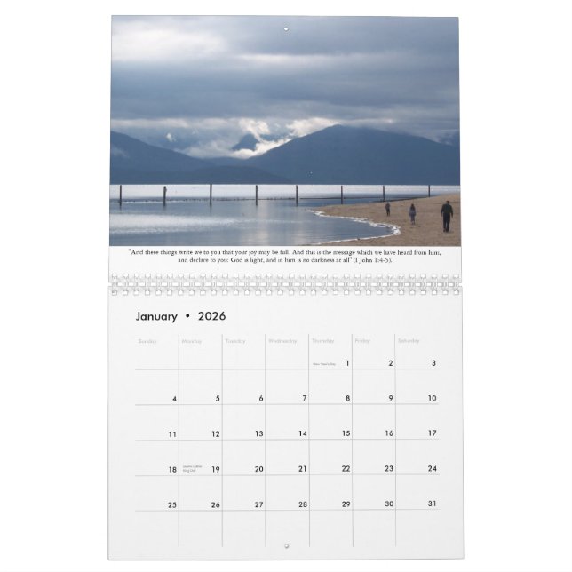 Mist and Scripture Calendar (Jan 2026)