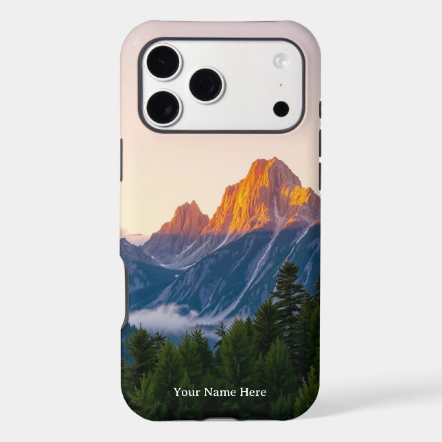 Mist & Majesty: The Dreamy Mountain Glow Case (Back)