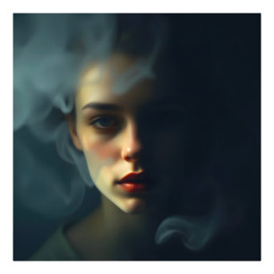 “Mist of Melinoë” – A Spectral Portrait Photo Print