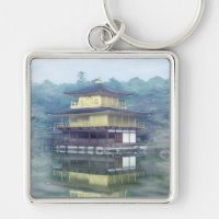 Mist on the Golden Pavilion at Kinkakuji Temple -