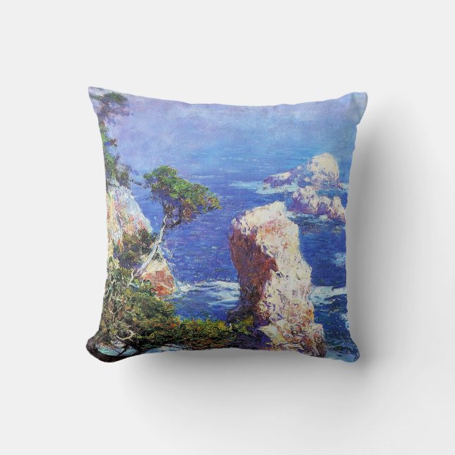 Mist over Point Lobos,  fine art by Guy Rose Cushion (Front)
