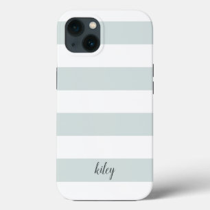 Mist Stripe Personalised iPhone 13 Case