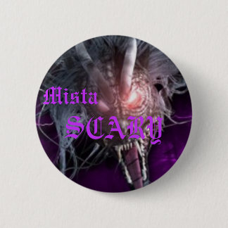 Mista SCARY Bright Purple Dragon Button