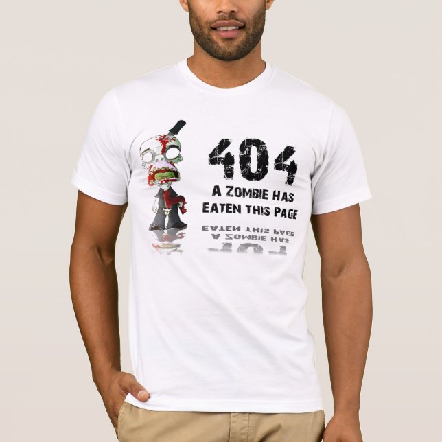 Mistake 404, page isn't found T-Shirt (Front)