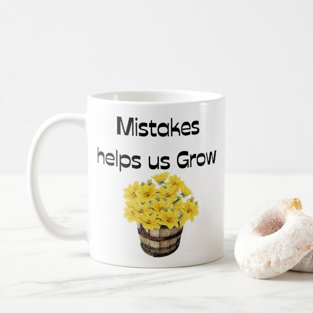 Mistakes helps us grow mug (With Donut)