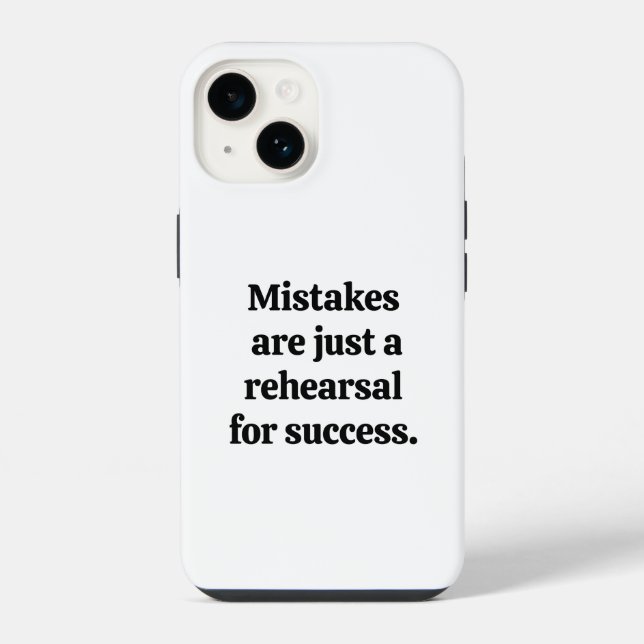 Mistakes iPhone Case (Back)