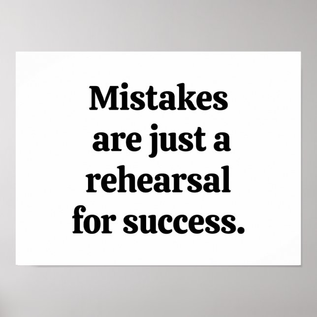 Mistakes Poster (Front)