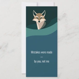 “Mistakes were made” Bookmark – J to G