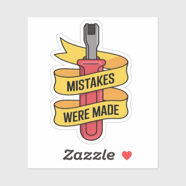 Mistakes Were Made Seam Ripper Design (Sheet)