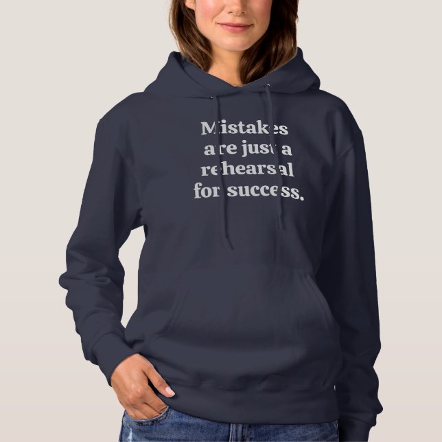 Mistakes Women's Basic Hoodie (Front)