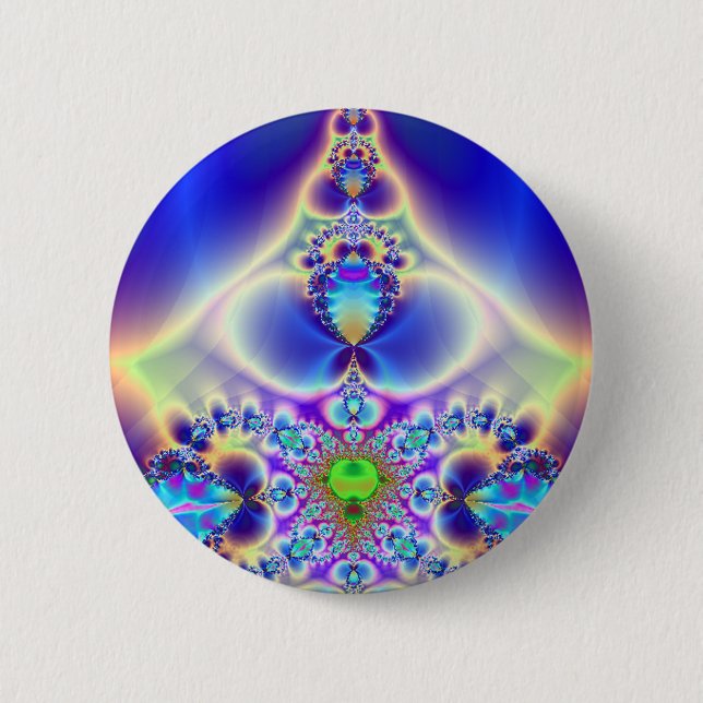 Misted Spectrum 6 Cm Round Badge (Front)