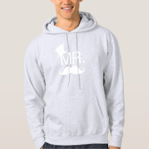 MISTER AND MISTER LEFT - WHITE -.png Hoodie