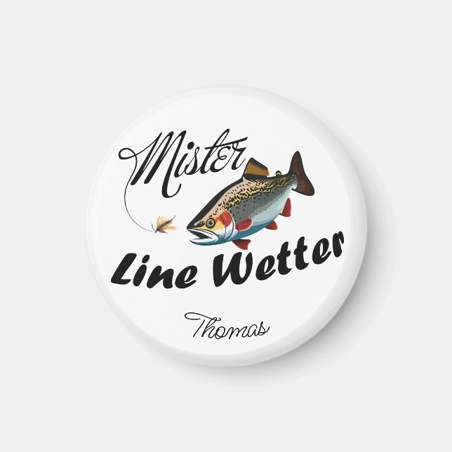Mister Castaway Rainbow Trout  Magnet (Front)
