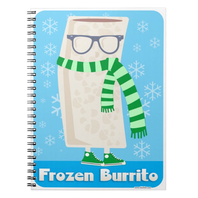 Mister Frozen Burrito Notebook (Front)