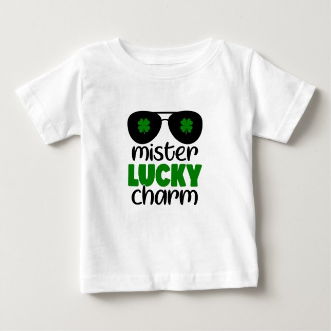 Mister Lucky Charm Baby Baby T-Shirt (Front)