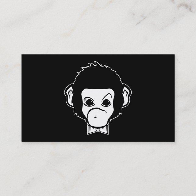 mister monkey business card (Front)