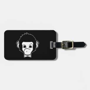 mister monkey luggage tag