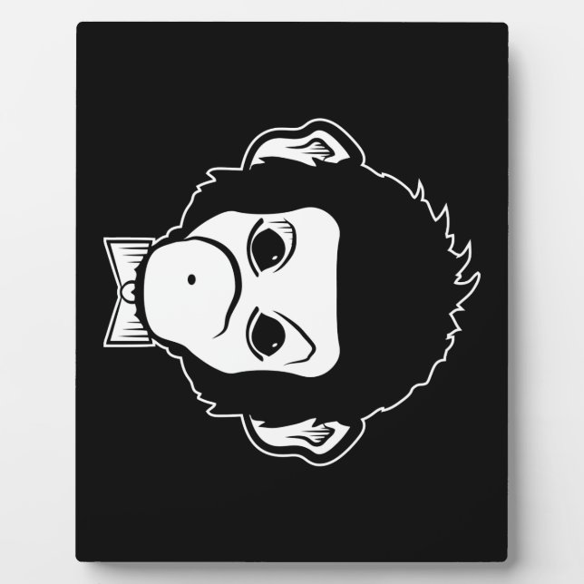 mister monkey plaque (Front)