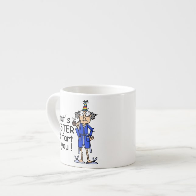 Mister Old Fart Birthday Humour Espresso Cup (Front Left)